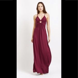 Michelle Jonas Key Hole dress in RED